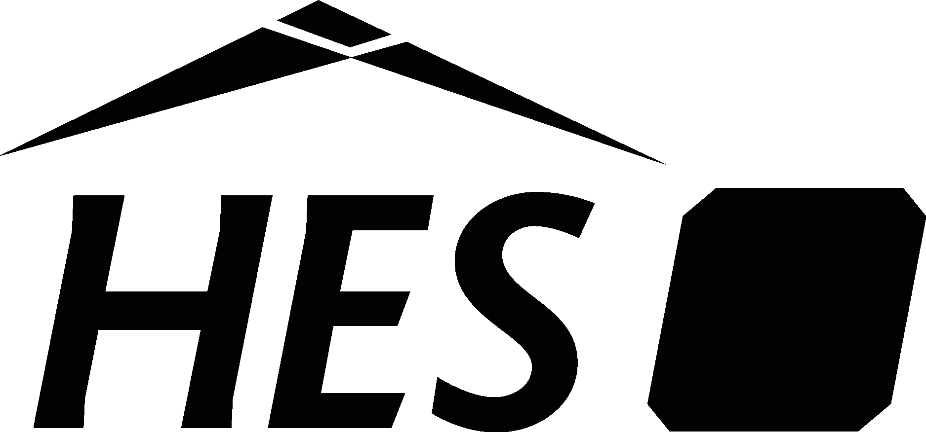 HES PV Black Logo Vector Logo